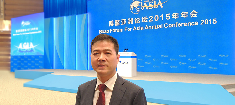 詹江洲总经理在博鳌亚洲论坛受到习近平主席的接见。